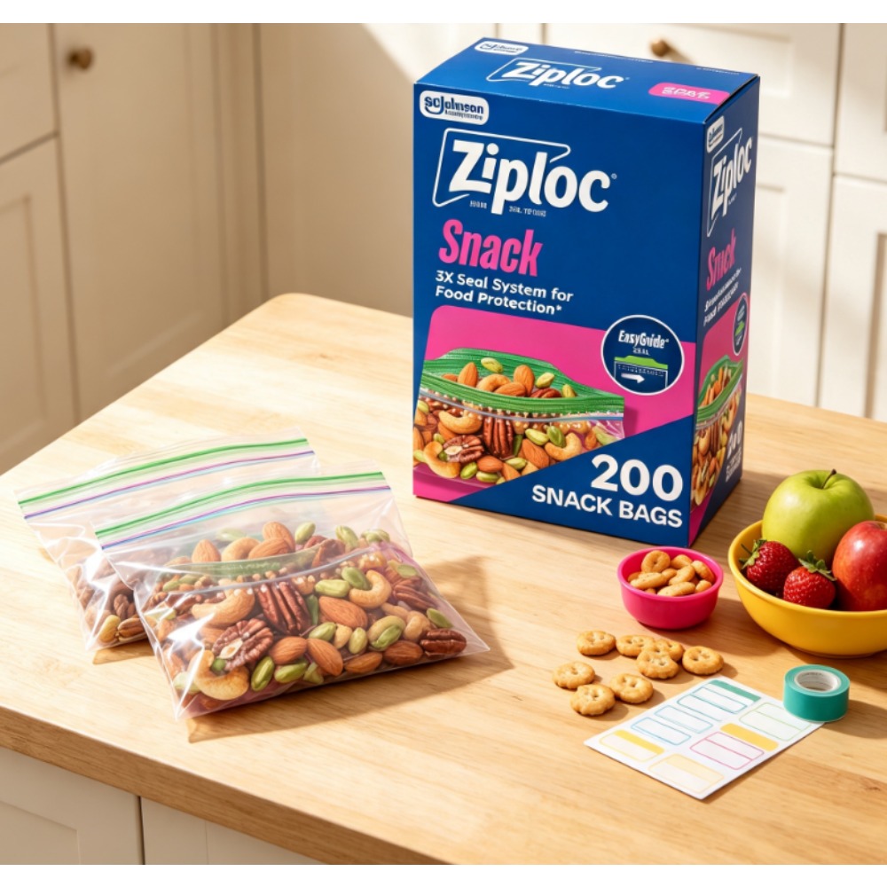 Ziploc® Brand Snack Bags with  - огляд і ціна Food Snacks Brands