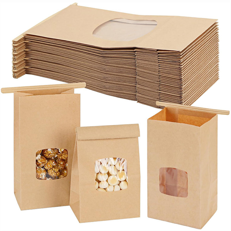 10Pcs Bakery Bags, Window Seal - огляд і ціна Food Like Snacks