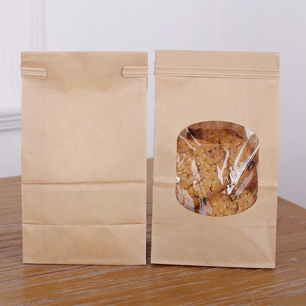10Pcs Bakery Bags, Window Seal - огляд і ціна Food Like Snacks