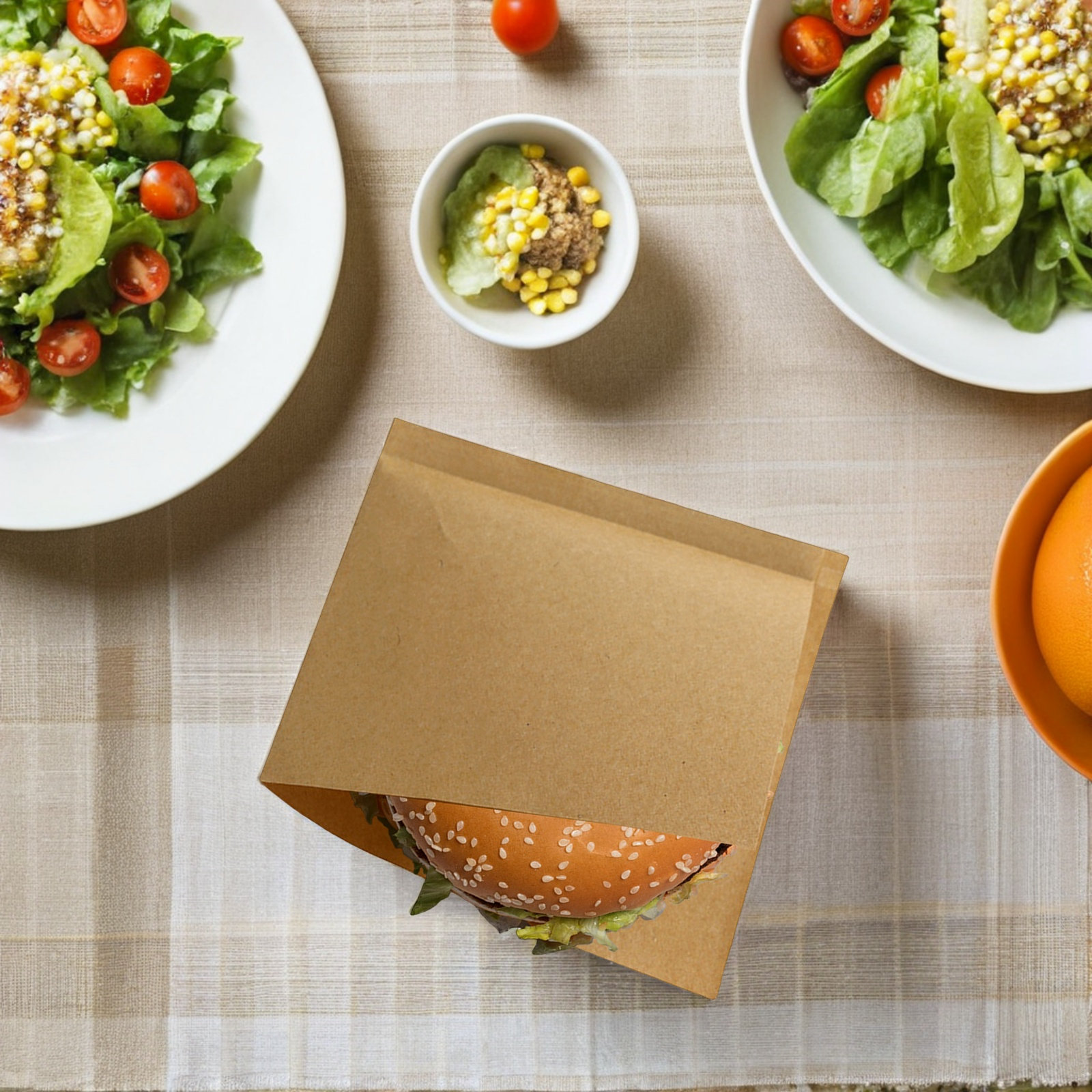 100Pcs Food Kraft Paper Oil-Pr - огляд і ціна Food Snacks Quantity