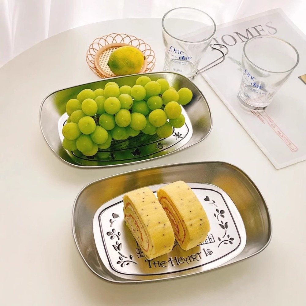 2PCS Vintage American Tin Tray - огляд і ціна Food Snacks For Picnic