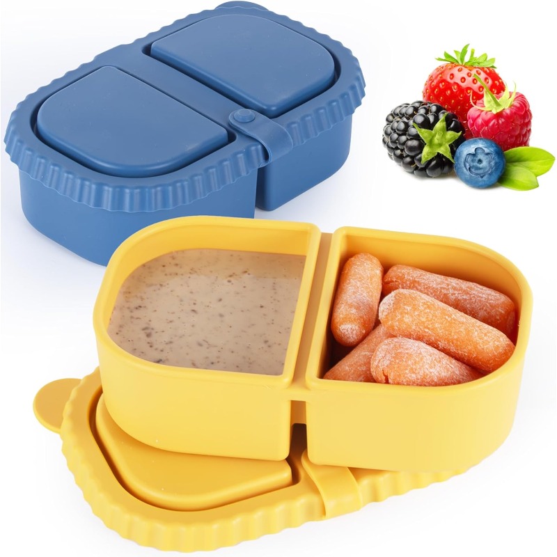 Reusable Silicone Snack Contai - огляд і ціна Food Snacks For Picnic