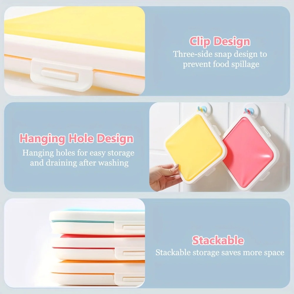 Silicone Sandwich Storage Box  - огляд і ціна Food Snacks For Picnic