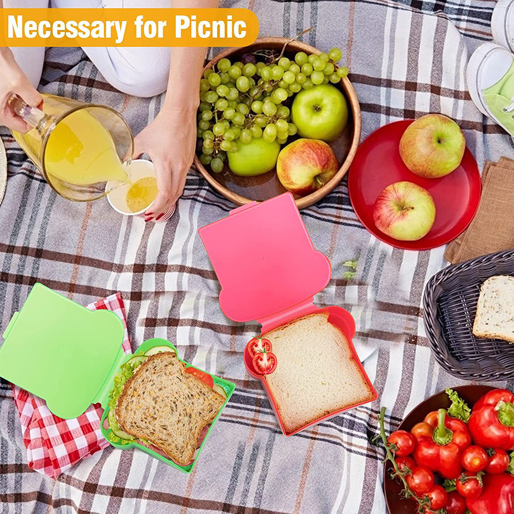 6Pcs Toast-Shaped Sandwich Sto - огляд і ціна Food Snacks For Toddlers