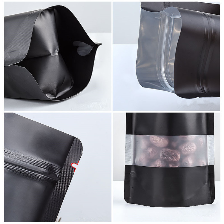 100PCS Stand-up Matte Black Al - огляд і ціна Food Like Snacks