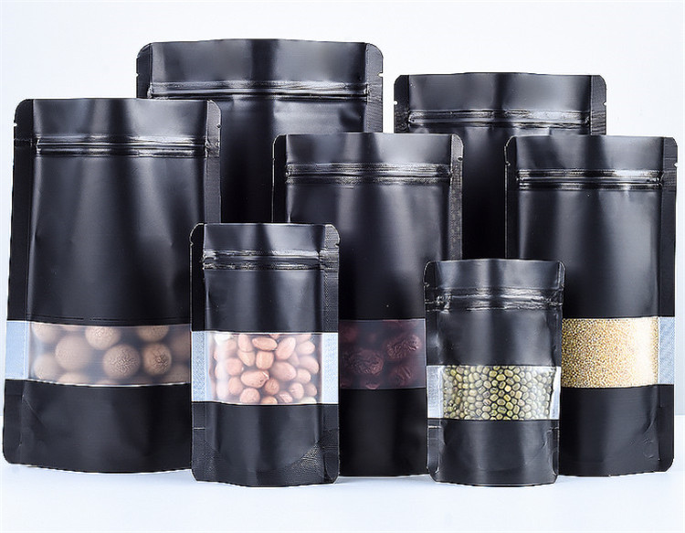 100PCS Stand-up Matte Black Al - огляд і ціна Food Like Snacks