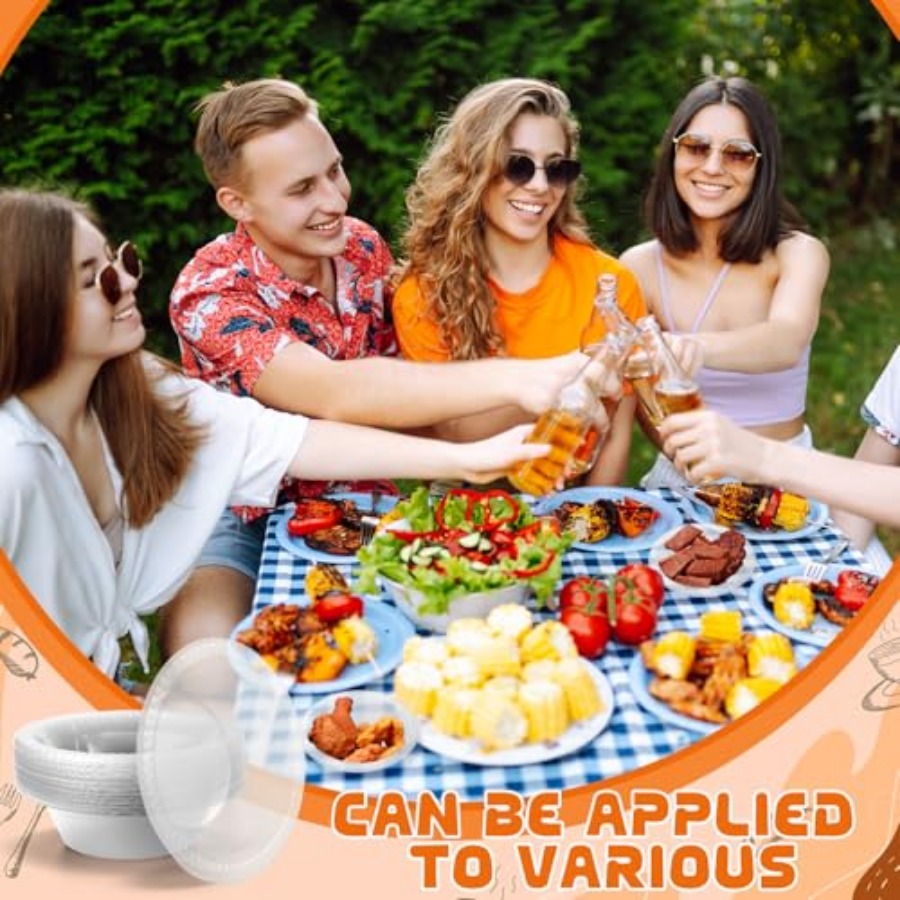 30 Pack 12 oz Disposable Plast - огляд і ціна Food Snacks For Picnic