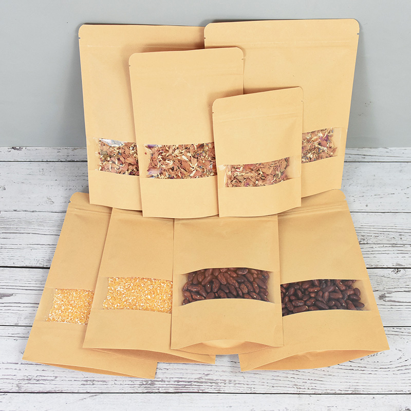 20/50pcs Kraft Paper Zip Lock  - огляд і ціна Food Like Snacks