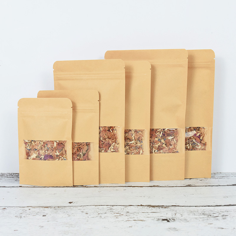 20/50pcs Kraft Paper Zip Lock  - огляд і ціна Food Like Snacks