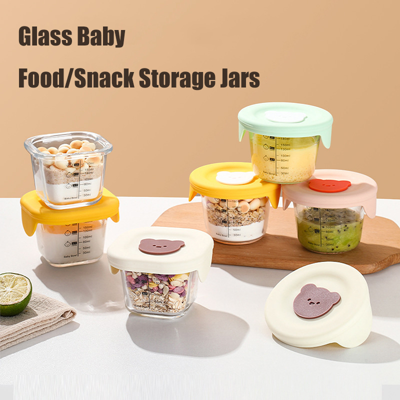 180ml Glass Baby Food Storage  - огляд і ціна Food Snacks For Toddlers