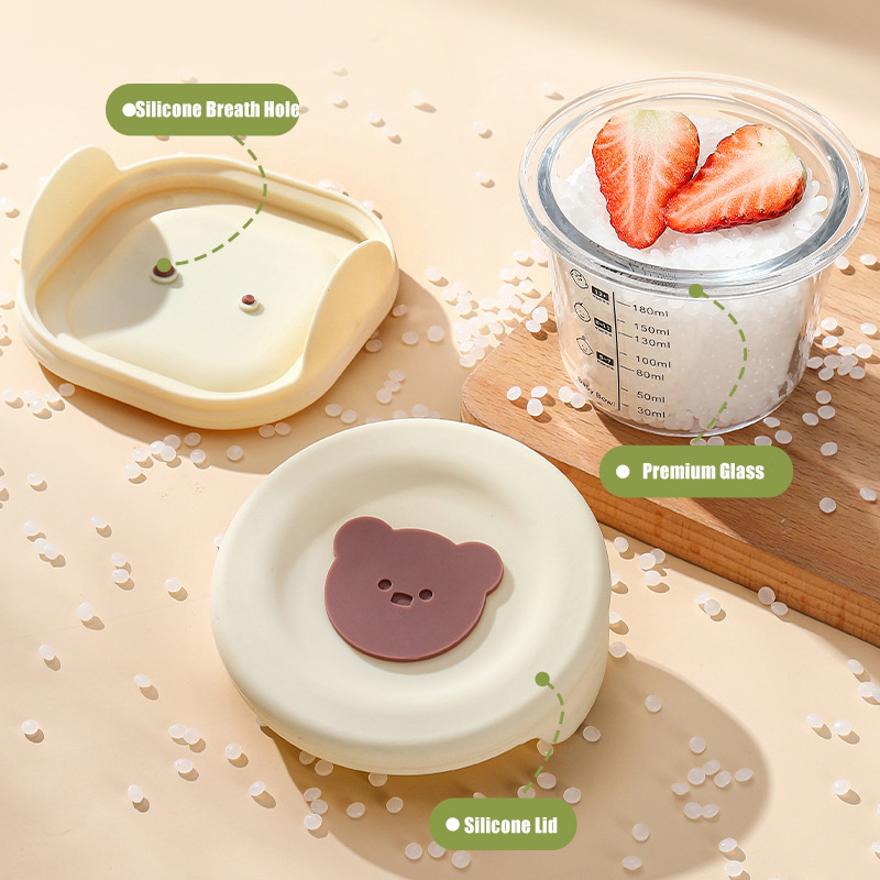 180ml Glass Baby Food Storage  - огляд і ціна Food Snacks For Toddlers