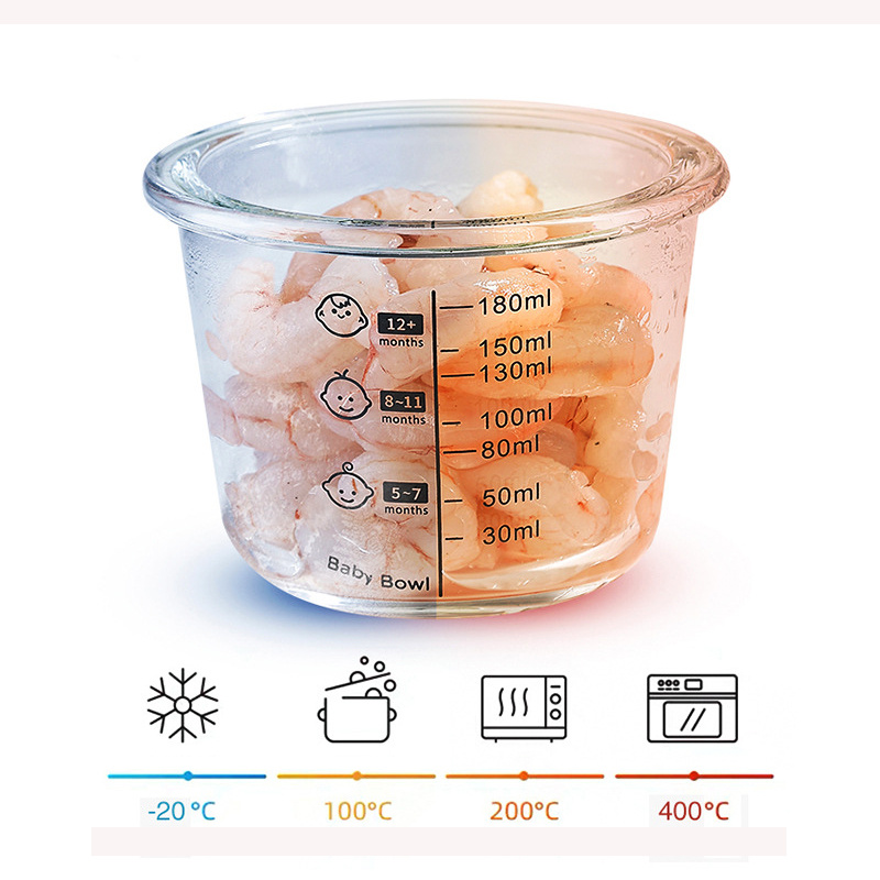 180ml Glass Baby Food Storage  - огляд і ціна Food Snacks For Toddlers