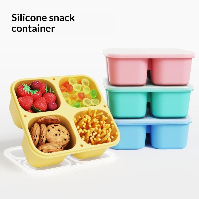 Silicone Snack Box: Food Grade - огляд і ціна Food Snacks For Picnic