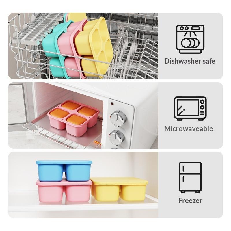Silicone Snack Box: Food Grade - огляд і ціна Food Snacks For Picnic
