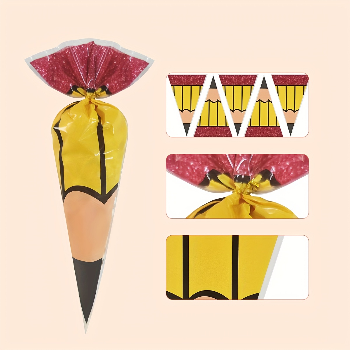 Back to School Pencil Cone Can - огляд і ціна Food Like Snacks